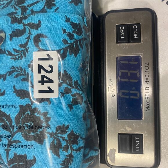 California Threads XL Blue & Black Floral Button-Up 100% Linen Shirt With Long S - Picture 11 of 11